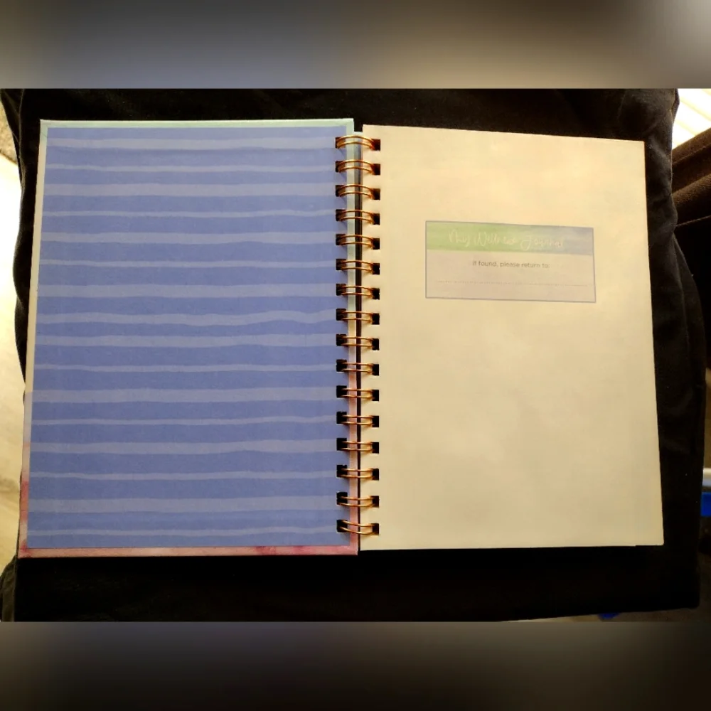 Mindgreen Wellness Journal - Pastel Watercolor Spiral Notebook - Picture 2 of 8